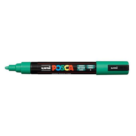 UNIBALL POSCA GREEN Uni Posca Medium Tip Paint Marker PC-5M