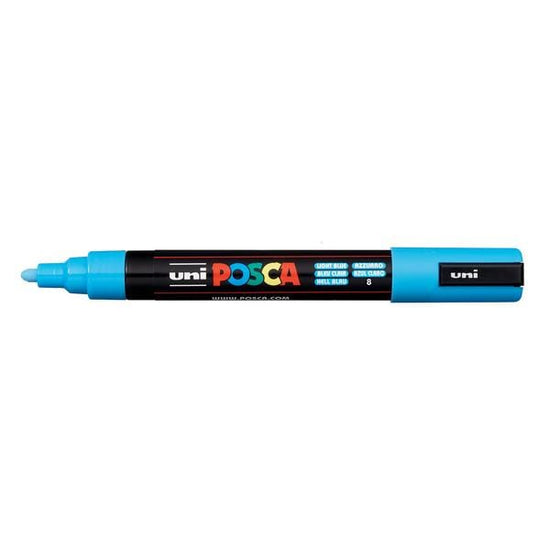 UNIBALL POSCA LIGHT BLUE Uni Posca Medium Tip Paint Marker PC-5M