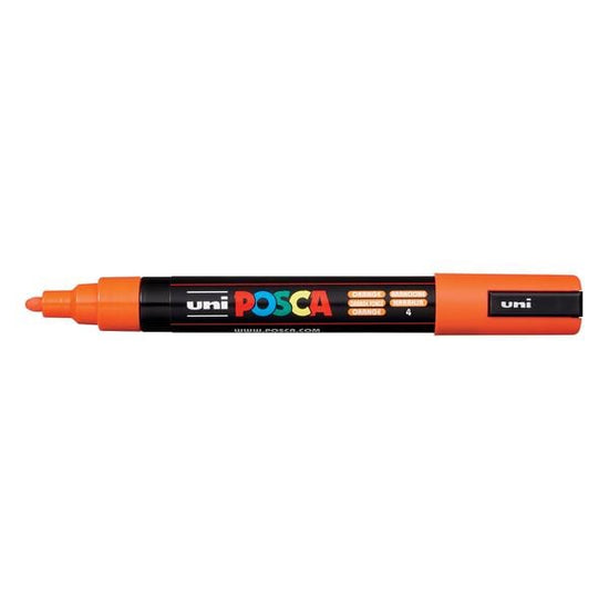 UNIBALL POSCA ORANGE Uni Posca Medium Tip Paint Marker PC-5M