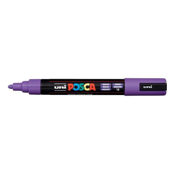 UNIBALL POSCA VIOLET Uni Posca Medium Tip Paint Marker PC-5M