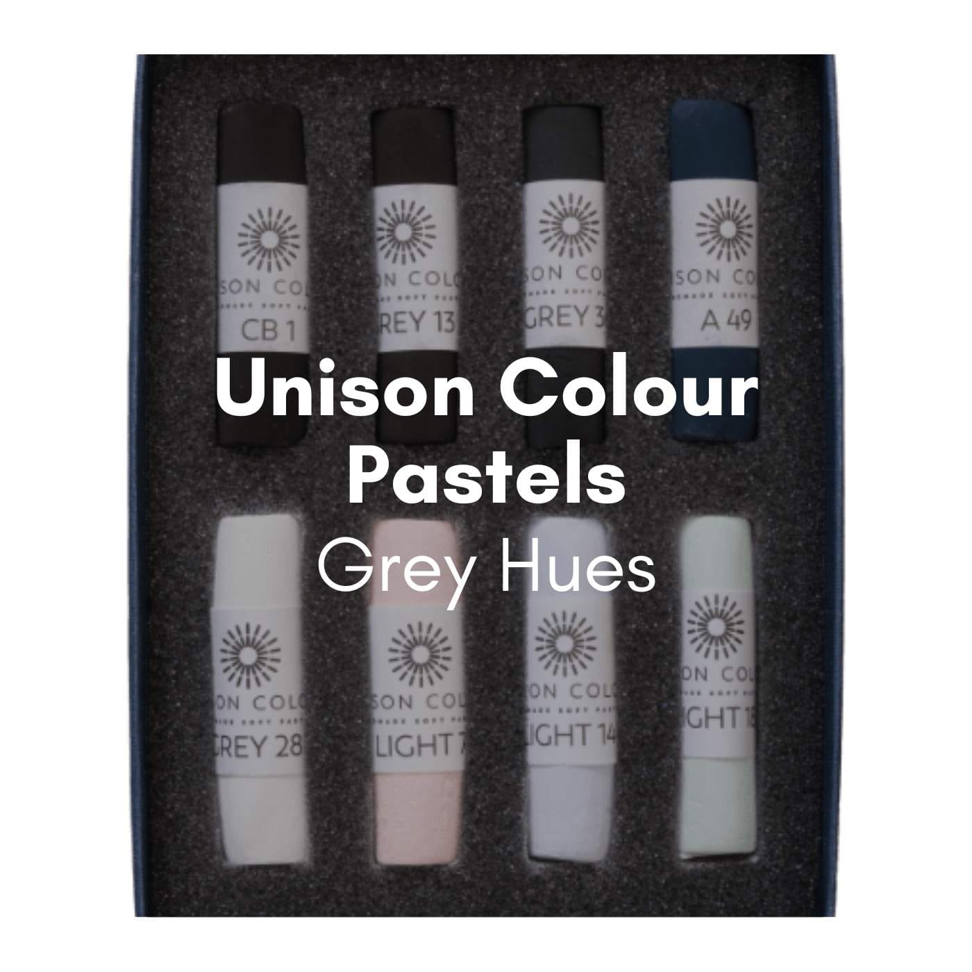 Unison Colour SOFT PASTEL Unison Colour - Individual Handmade Soft Pastels - Grey Hues