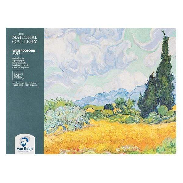 VAN GOGH WATERCOLOUR BLOCK Van Gogh Watercolour Block 9.4x12.6"