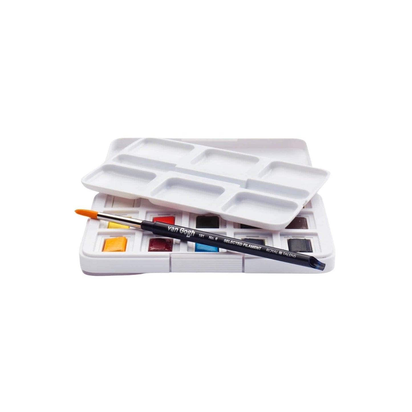 VAN GOGH WATERCOLOUR SET Van Gogh - Watercolour Set - 12 Half Pans - Pocket Box with Synthetic Brush - Item #20808631