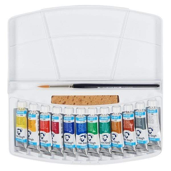 VAN GOGH WATERCOLOUR TUBE SET Van Gogh Water Colour Set of 12 x 10mL Tubes