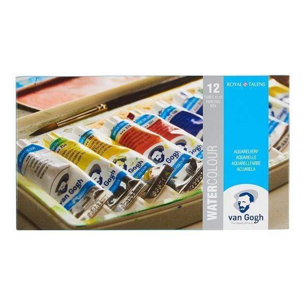 VAN GOGH WATERCOLOUR TUBE SET Van Gogh Water Colour Set of 12 x 10mL Tubes