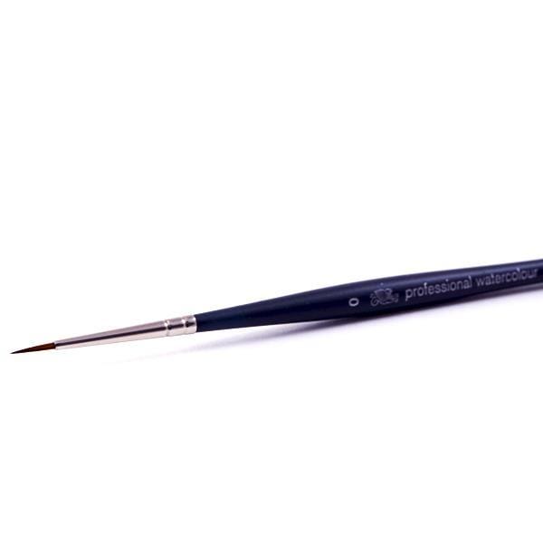 WINSOR NEWTON PROF W/C BRUSH Winsor & Newton - Professional Watercolor Synthetic Sable brush - Round - Size 0 - item# 5011100