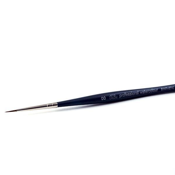 WINSOR NEWTON PROF W/C BRUSH Winsor & Newton - Professional Watercolor Synthetic Sable brush - Round - Size 2/0 -  item# 5011120