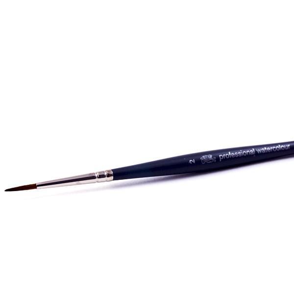 WINSOR NEWTON PROF W/C BRUSH Winsor & Newton - Professional Watercolor Synthetic Sable brush - Round - Size 2 - item# 5011102
