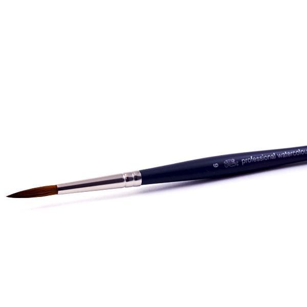 WINSOR NEWTON PROF W/C BRUSH Winsor & Newton - Professional Watercolor Synthetic Sable brush - Round - Size 6 - item# 5011106