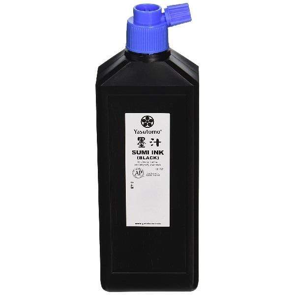 YASUTOMO JAPANESE BOKUJU BLACK Yasutomo - Japanese - Sumi Ink - Black - 12oz - KY12