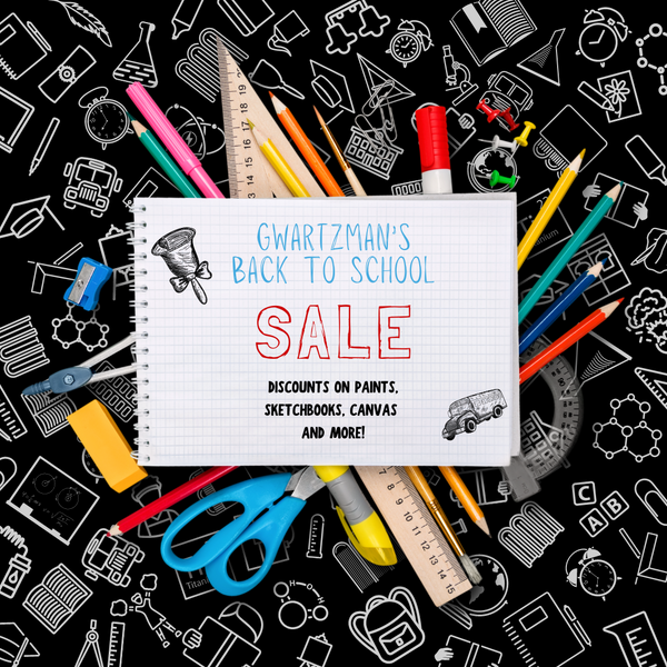 Stock Up for the School Year with Gwartzman’s Art Essentials!
