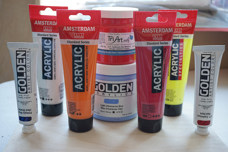 Metallic Acrylic Paint - 7 Colours - Quality Specialty Paint