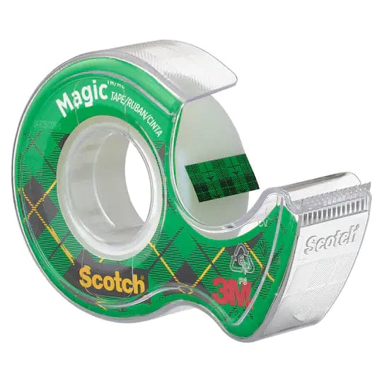 3M Tape Dispenser Scotch - Magic Tape - 19mm x 7.6m Roll - Item #105-ESF