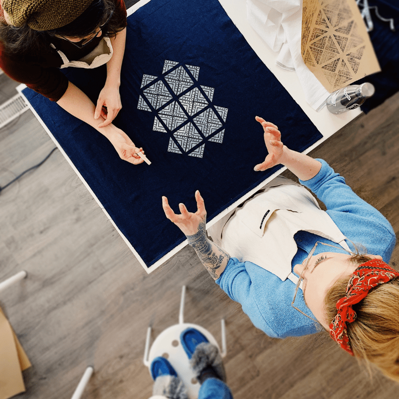 Hand Printed Tote Bags  | With Flycatcher  Press