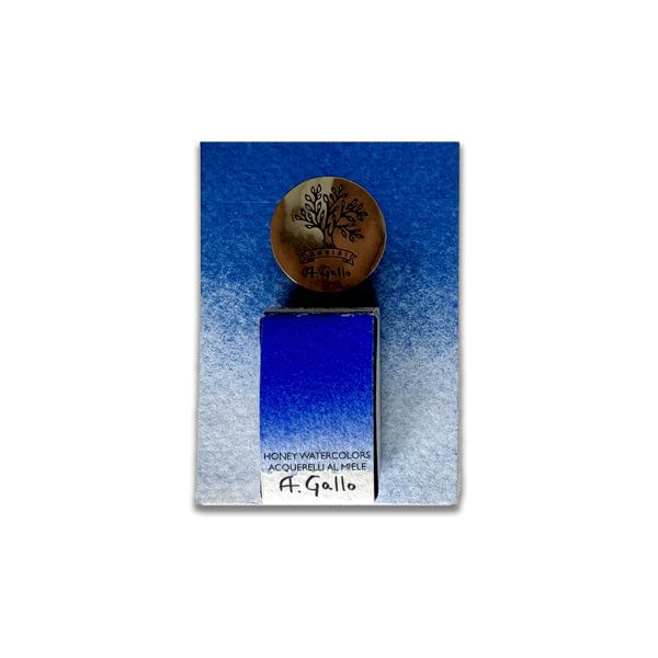 A. Gallo Watercolour Pan Ultramarine Blue A. Gallo - Handmade Watercolours - Individual Full Pans - Series 2