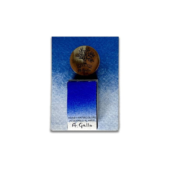 A. Gallo Watercolour Pan Ultramarine Blue A. Gallo - Handmade Watercolours - Individual Full Pans - Series 2