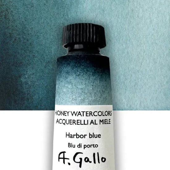 A. Gallo Watercolour Tube Harbor Blue A. Gallo - Handmade Watercolours - Individual 10mL Tubes - Series 2