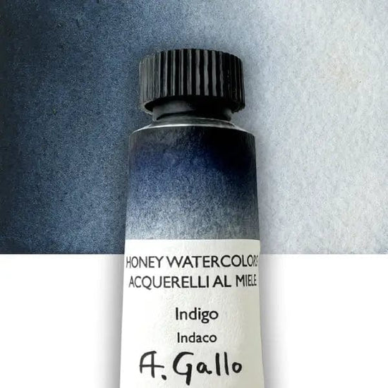 A. Gallo Watercolour Tube Indigo A. Gallo - Handmade Watercolours - Individual 10mL Tubes - Series 3