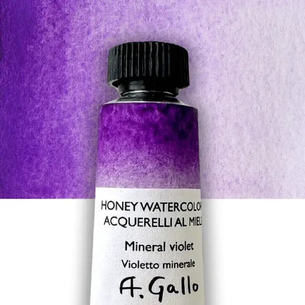 A. Gallo Watercolour Tube Mineral Violet A. Gallo - Handmade Watercolours - Individual 10mL Tubes - Series 2