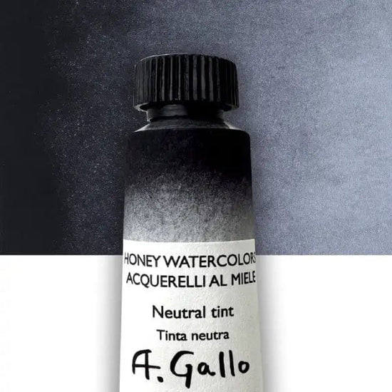 A. Gallo Watercolour Tube Neutral Tint A. Gallo - Handmade Watercolours - Individual 10mL Tubes - Series 2