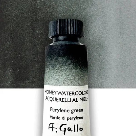 A. Gallo Watercolour Tube Perylene Green A. Gallo - Handmade Watercolours - Individual 10mL Tubes - Series 3