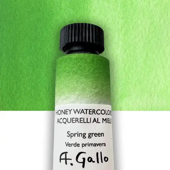 A. Gallo Watercolour Tube Spring Green A. Gallo - Handmade Watercolours - Individual 10mL Tubes - Series 2