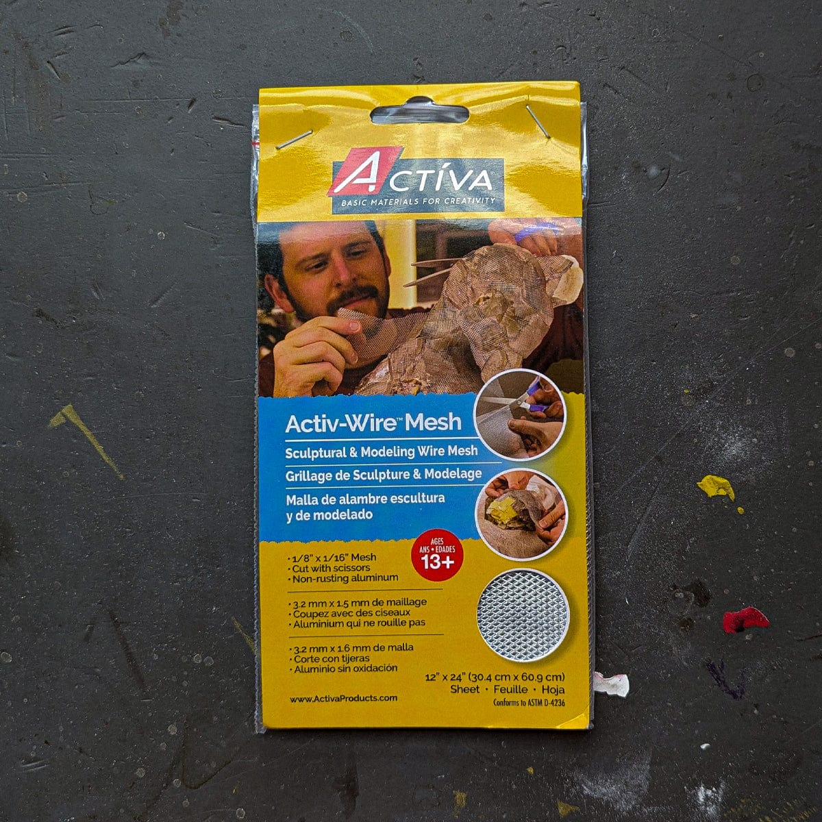 Activa Armature Wire Activa - Activ-Wire Mesh - 1/8 x 1/16" Fine Weave