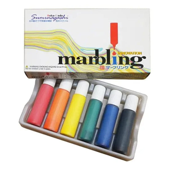 Aitoh Specialty Ink Boku-Undo - Marbling Ink - Set of 6 Colours