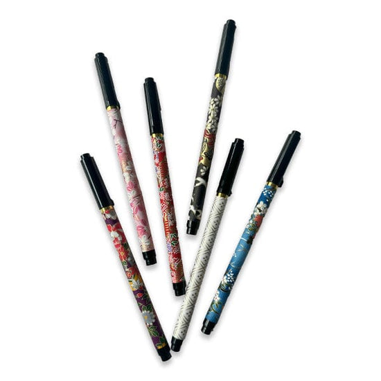 Akashiya - Koto-Japanese Brush Pen With Beautiful Pattern