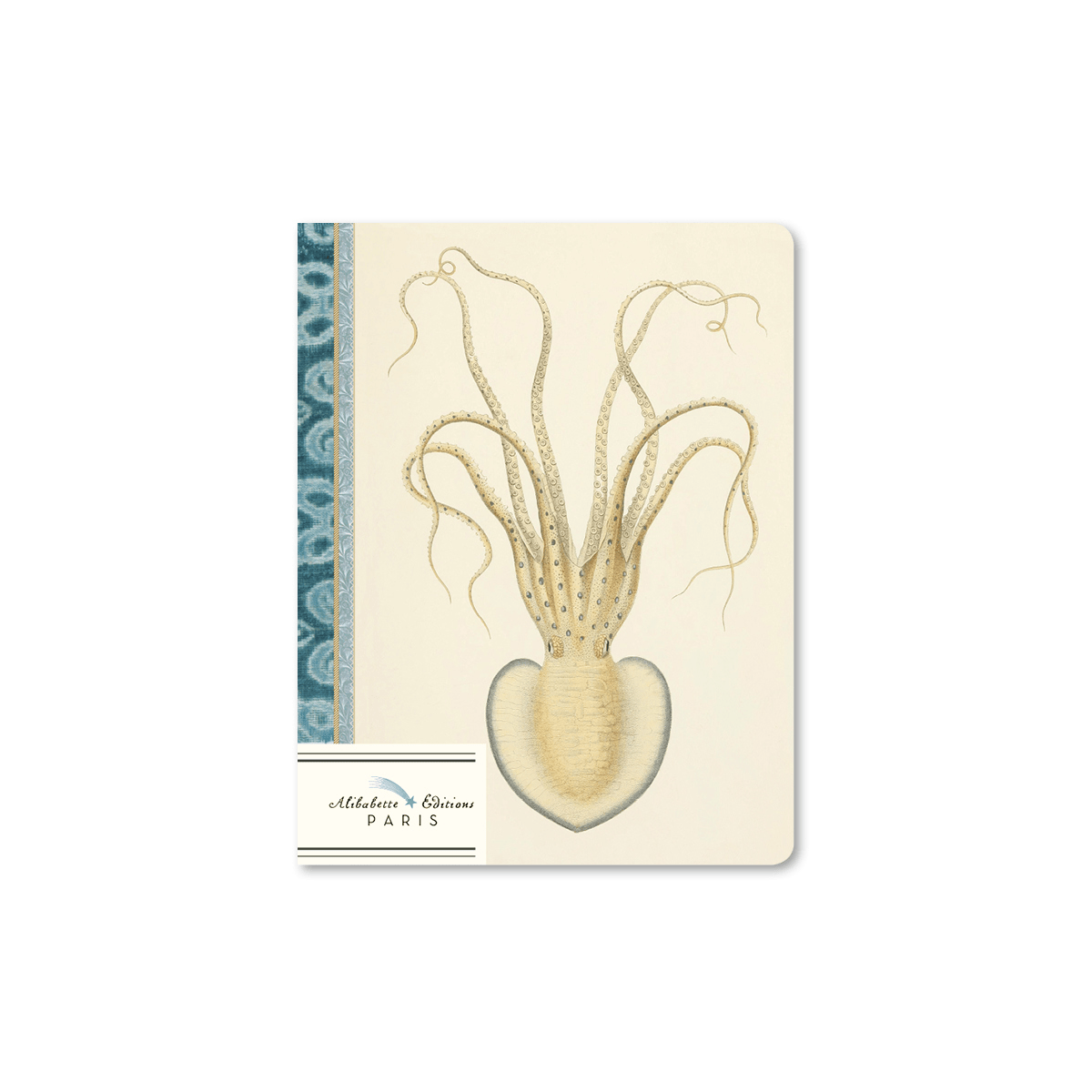 Alibabette Notebook - Ruled Alibabette - Mini Notebook - 10x15cm - Miss Octopus