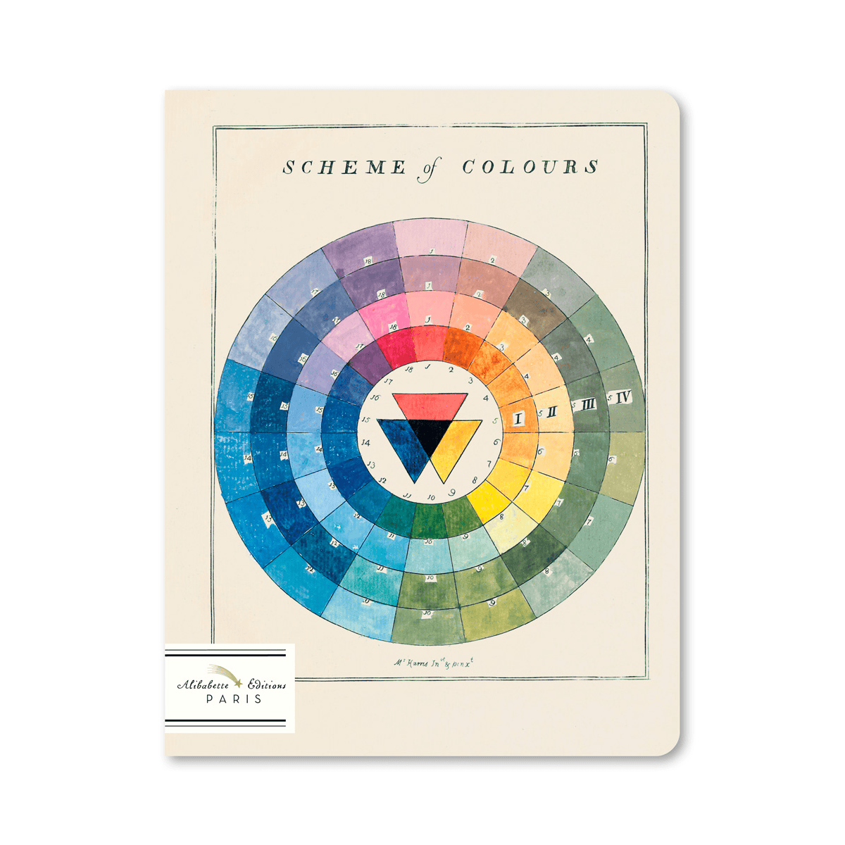 Alibabette Notebook - Ruled Alibabette - Slim Notebook - 17x22cm - Harris