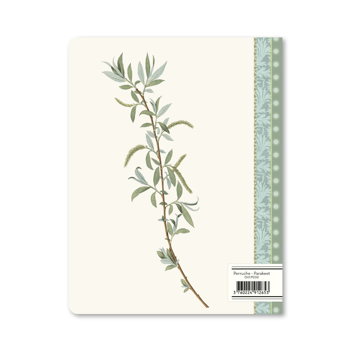 Alibabette Notebook - Ruled Alibabette - Slim Notebook - 17x22cm - Perruche (Parakeet)