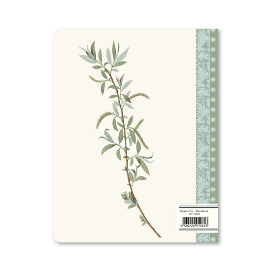 Alibabette Notebook - Ruled Alibabette - Slim Notebook - 17x22cm - Perruche (Parakeet)