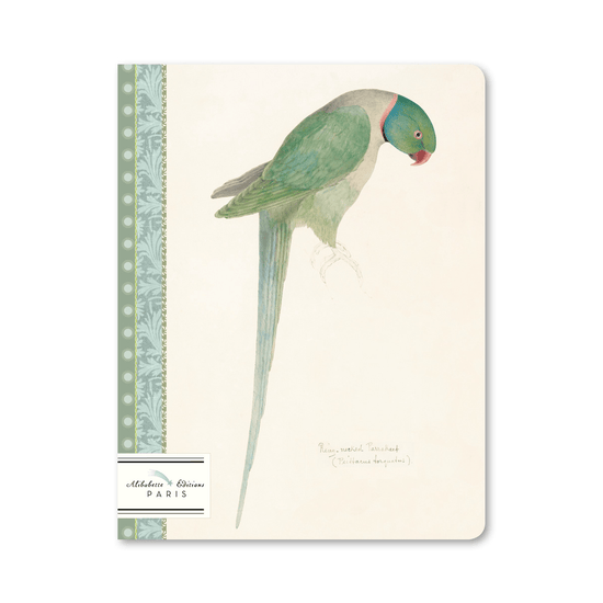 Alibabette Notebook - Ruled Alibabette - Slim Notebook - 17x22cm - Perruche (Parakeet)