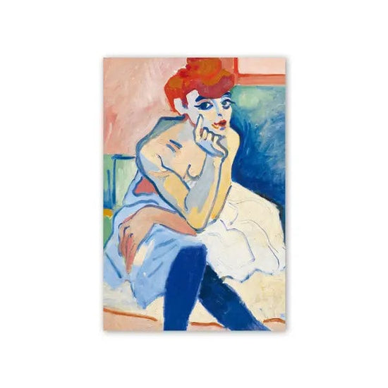 Alibabette Sketchbook - Stitchbound Alibabette - Artbook - 14x21cm - Derain "La Femme"