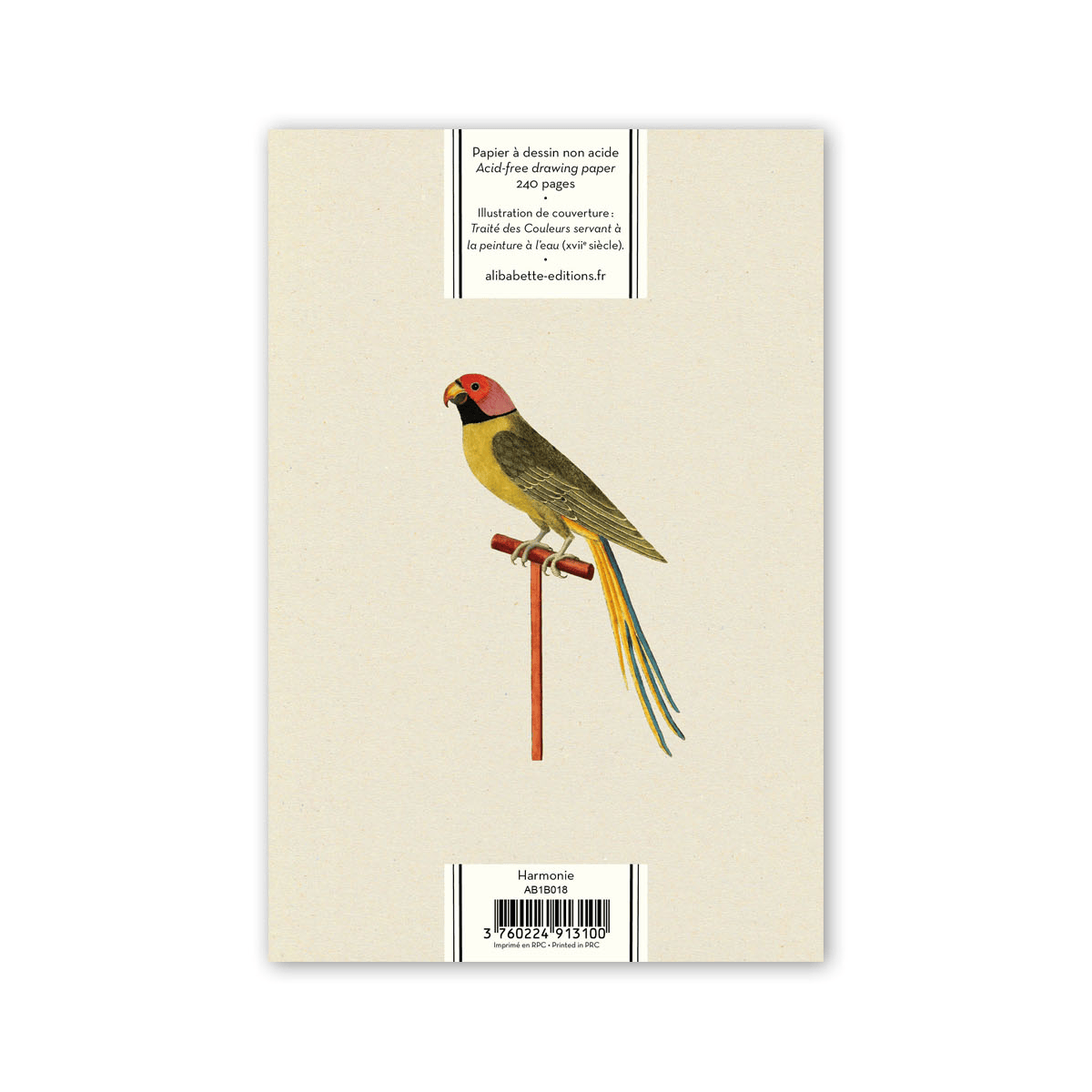 Alibabette Sketchbook - Stitchbound Alibabette - Artbook - 14x21cm - Harmonie