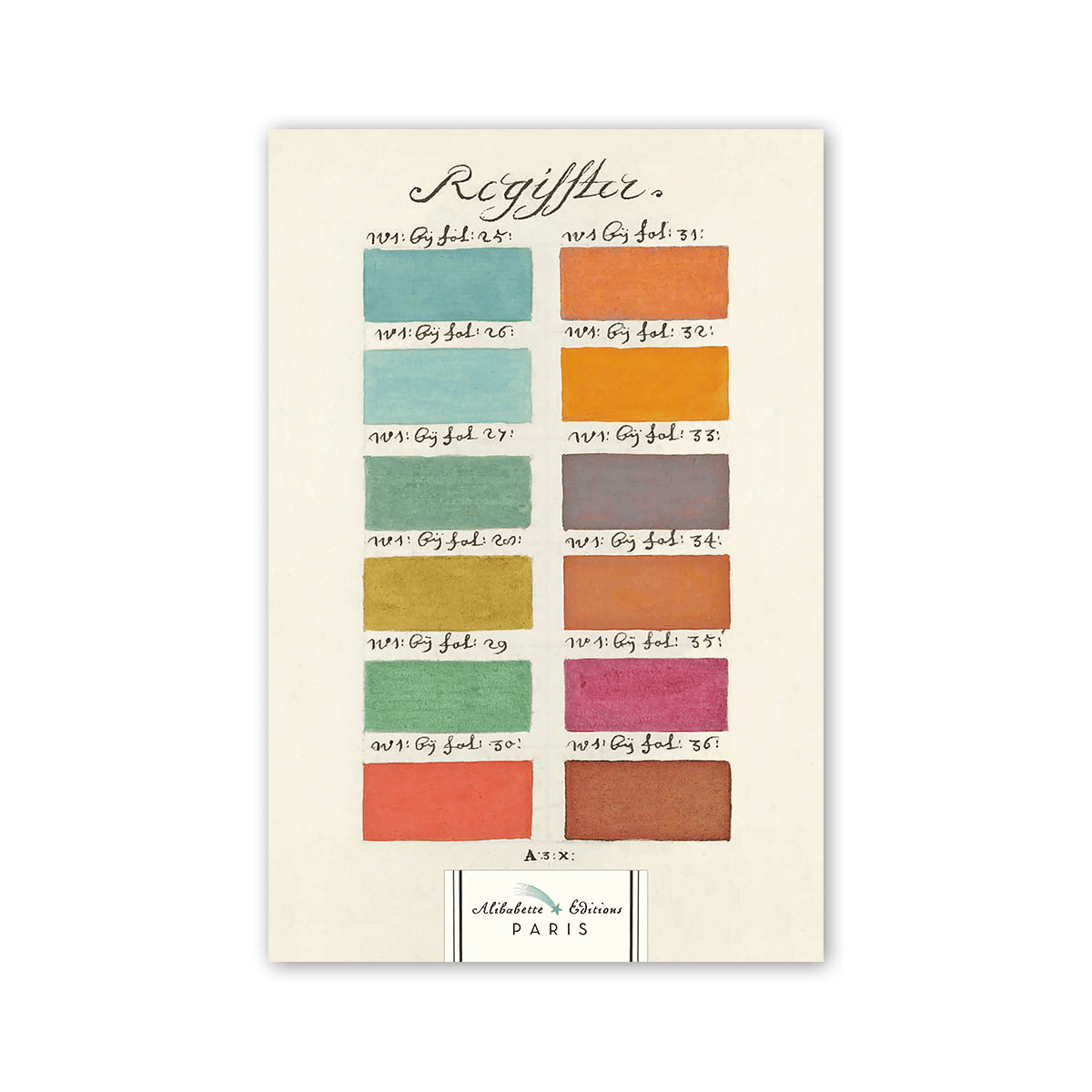 Alibabette Sketchbook - Stitchbound Alibabette - Artbook - 14x21cm - Harmonie