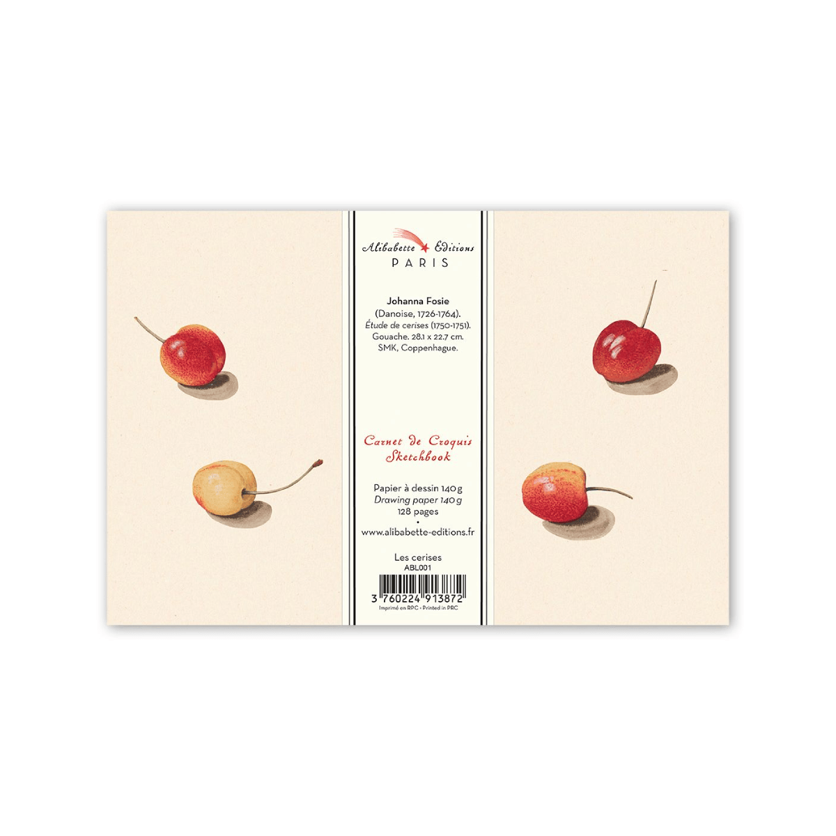 Alibabette Sketchbook - Stitchbound Alibabette - Landscape Artbook - 21x14cm - Les Cerises