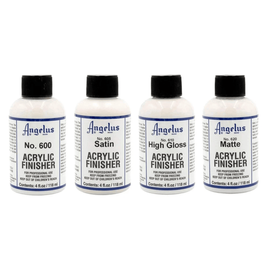 Angelus Acrylic Leather Paint Angelus - Acrylic Finishers - 4oz Bottles