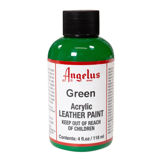 Angelus Acrylic Leather Paint Green Angelus - Acrylic Leather Paints - 4oz Bottles