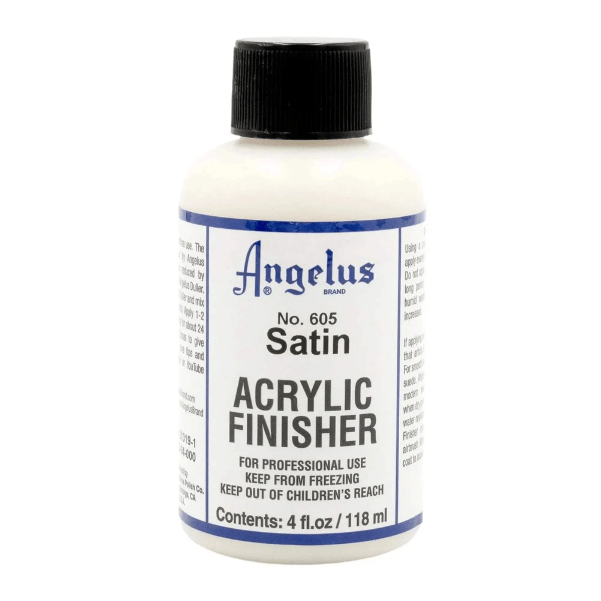 Angelus Acrylic Leather Paint No. 605 - Satin Angelus - Acrylic Finishers - 4oz Bottles