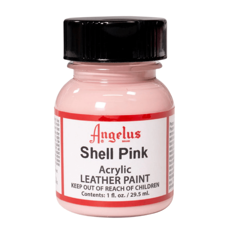 Angelus Acrylic Leather Paint Shell Pink Angelus - Acrylic Leather Paints - 1oz Bottles