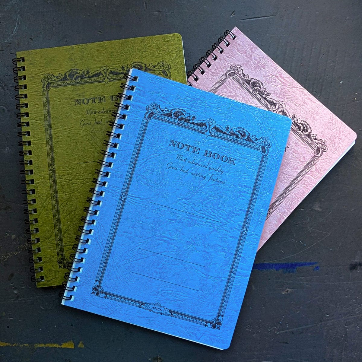 Apica Notebook - Ruled Apica - Coil-Bound Note Books - A5