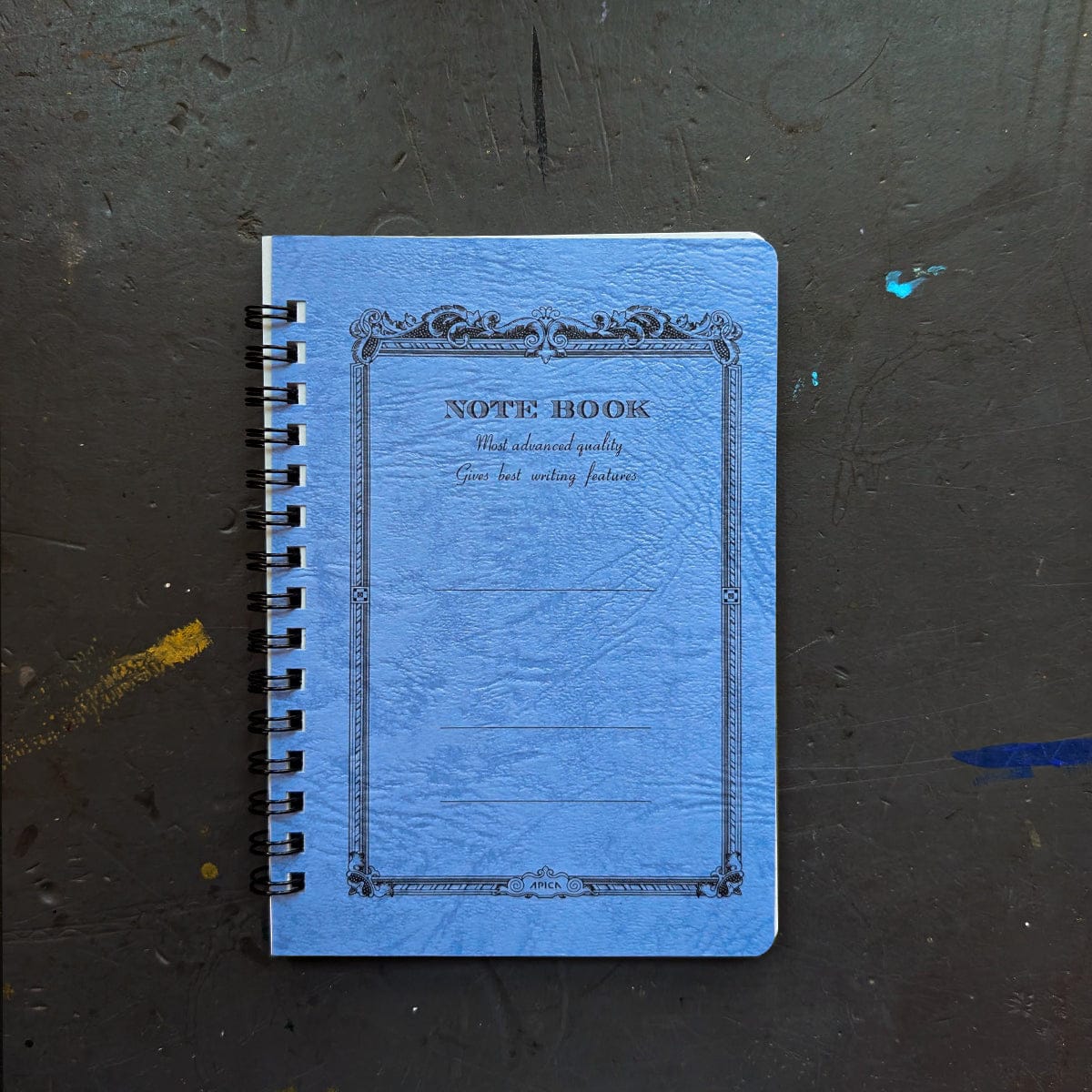 Apica Notebook - Ruled Wisteria Blue Apica - Coil-Bound Note Books - A6