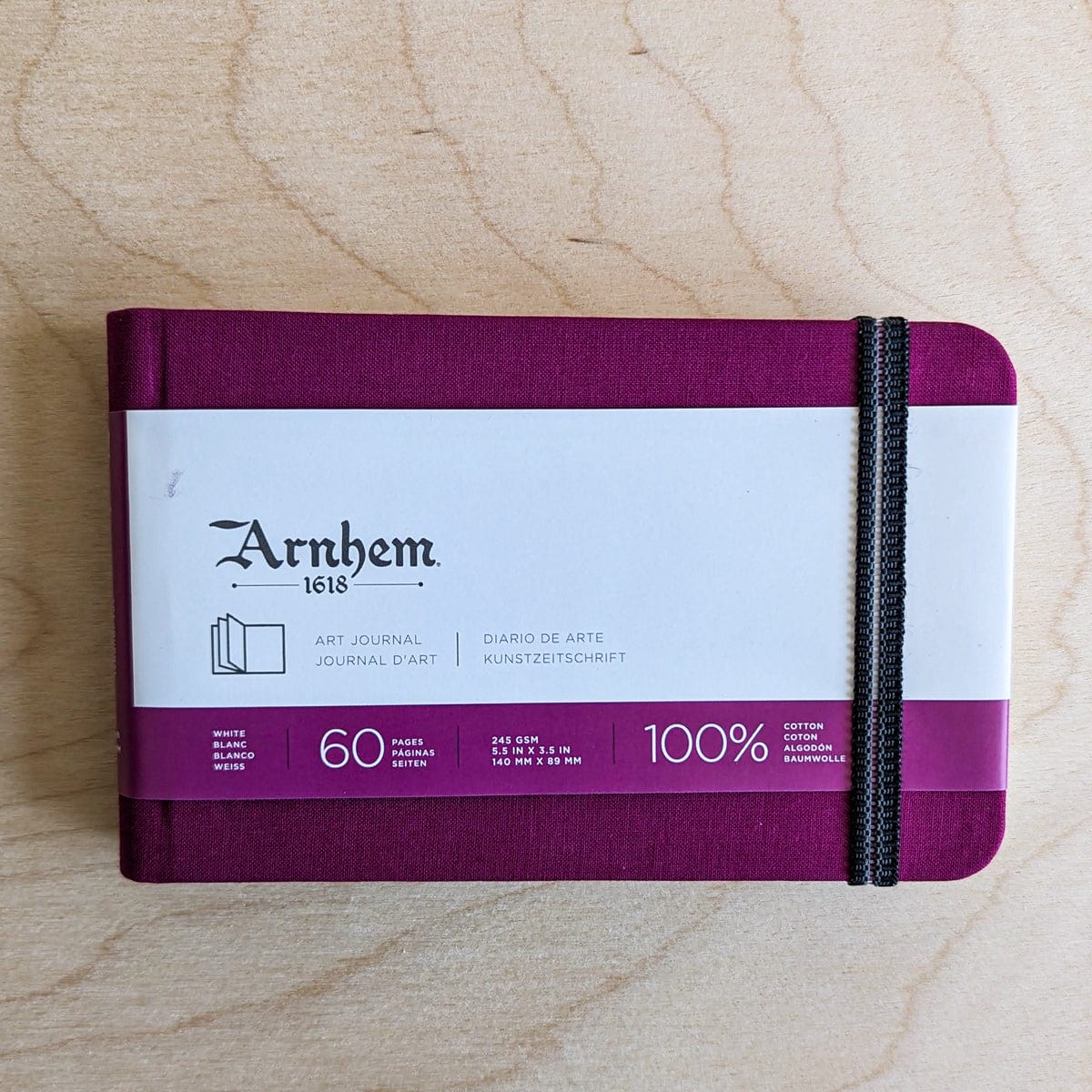 Arnhem 1618 Paper Sketchbook - Hardcover 5.5 x 3.5" Arnhem 1618 - 100% Cotton Printmaking Paper - Art Journals