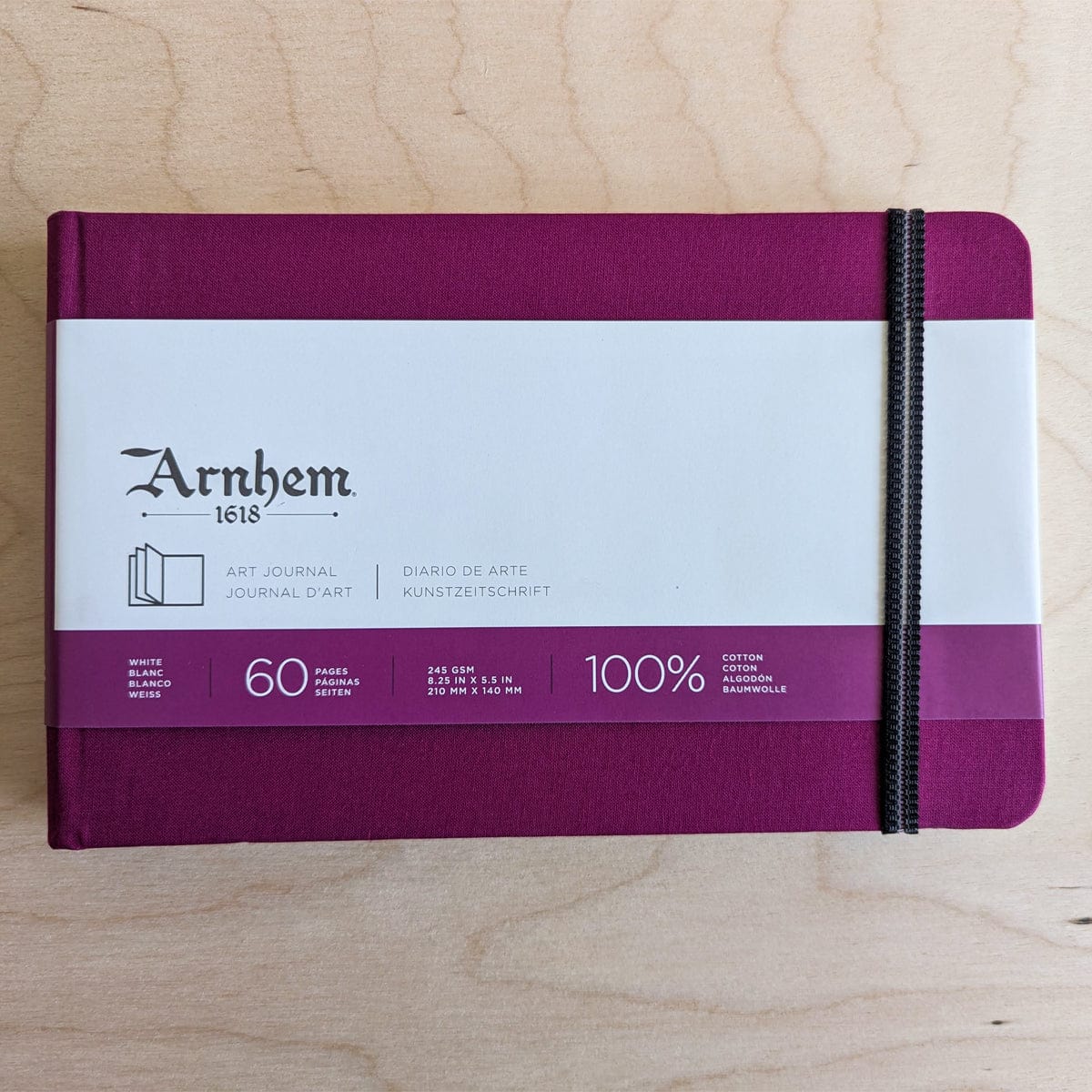 Arnhem 1618 Paper Sketchbook - Hardcover 8.25 x 5.5" Arnhem 1618 - 100% Cotton Printmaking Paper - Art Journals