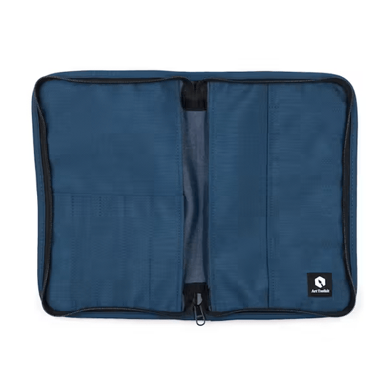 Art Toolkit Pencil Case Blue Art Toolkit - Toolkit Covers - A5 Size