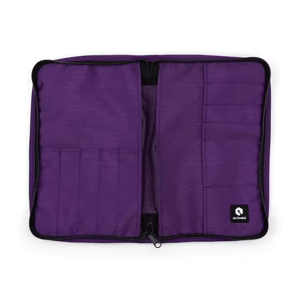 Art Toolkit Pencil Case Purple Art Toolkit - Toolkit Covers - A5 Size