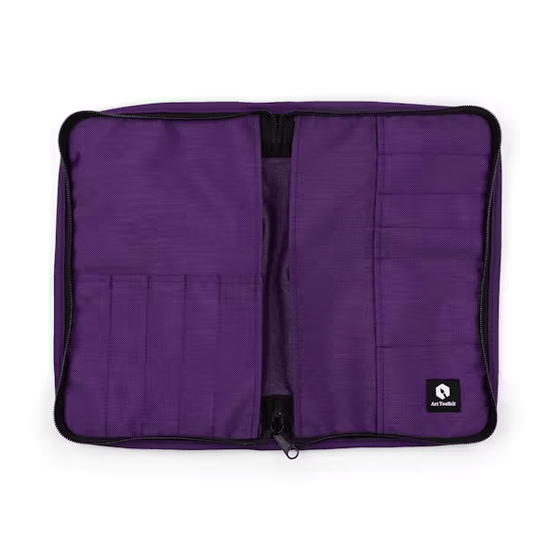 Art Toolkit Pencil Case Purple Art Toolkit - Toolkit Covers - A5 Size