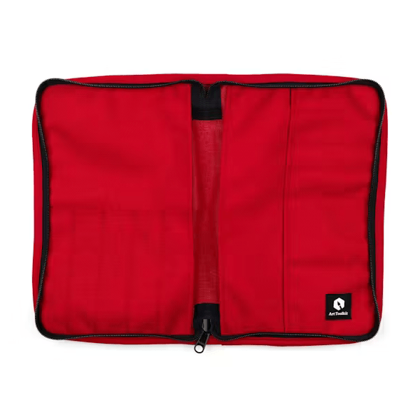 Art Toolkit Pencil Case Red Art Toolkit - Toolkit Covers - A5 Size